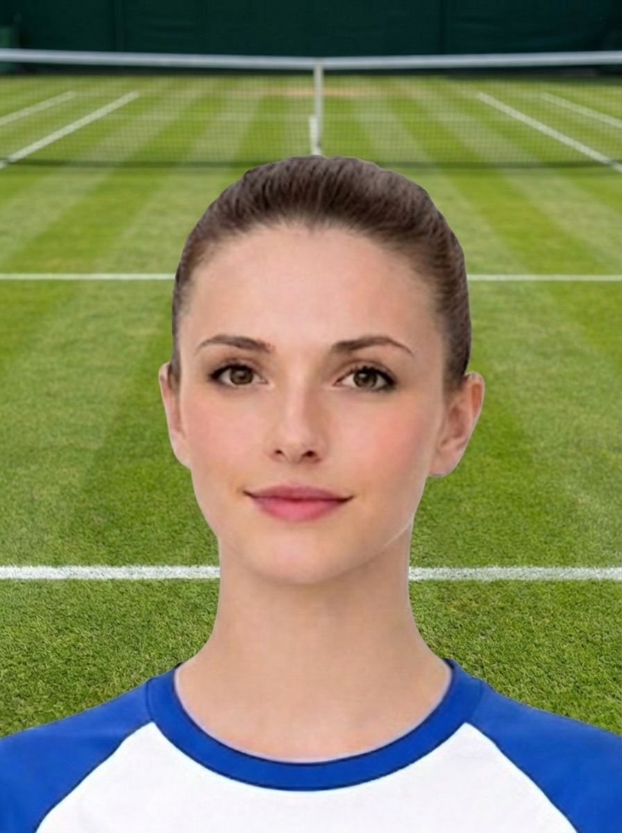 Adjusted passport photo result with improved crop and clean background